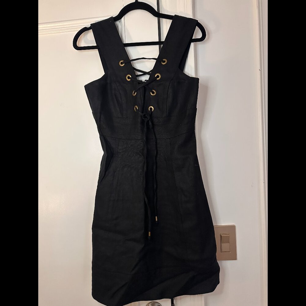 J Crew - Black A Line Linen Dress - Never Worn! Still has tags! Size 0
